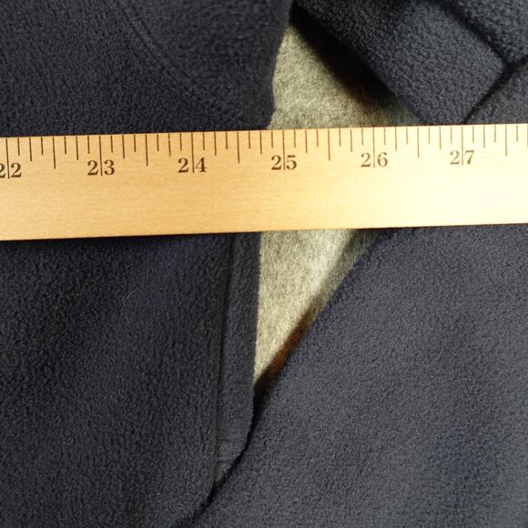 Patagonia Jacket Mens Large Micro Synchilla Full Zip Fleece Knit Blue - Picture 7 of 9